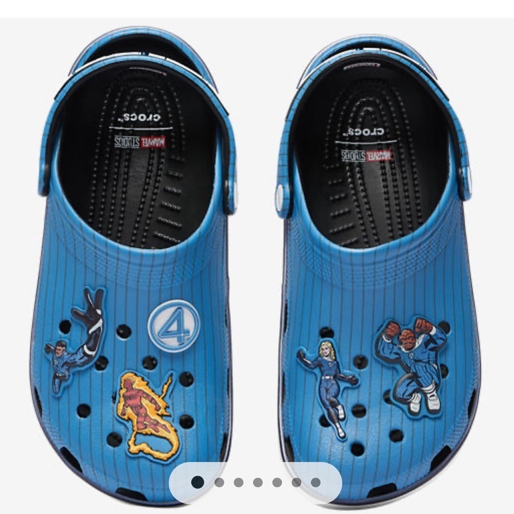 Crocs Fantastic 4 Classic Slip On Clogs Shoes Mens SZ 10 Womens SZ 12 New Charms